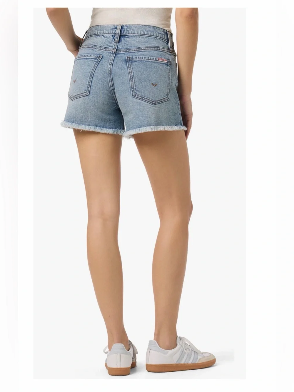 Hudson Jeans Frayed Hem Denim Shorts NWT